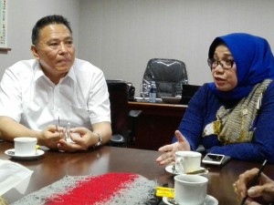 Wali Kota Tomohon mempresentasikan TIFF 2018 kepada Ketua DPP LPM-RI