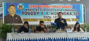 Reses Wakil Ketua DPRD Tomohon Youddy YY Moningka SIP