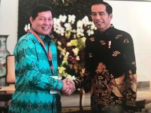 Wali Kota manado, Vicky Lumentut , Presiden Jokowi