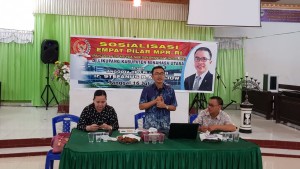 Senator SBAN Liow Sosialisasi Empat Pilar di Minahasa Utara