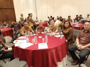 Kadis Dikda, kabag Humas dan staf yang mendampingi wali kota di Diskusi Terpimpin Platform Indonesiana 2019
