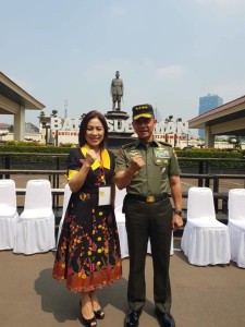 Ketua DPRD Tomohon Ir Miky JL Wenur dan Kasad Jend TNI Mulyono