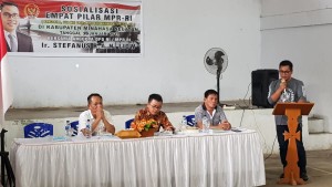 Senator SBANL Sosialisasi Empat Pilar MPR di Pinapalangkow Suouun Tareran