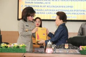 DPRD Minsel Laksanakan Paripurna Penyampaian Reses Masa sidang Kesatu Tahun 20193