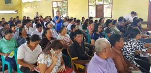 Warga Kecamatan Tatapaan Indah yang hadir di Sosialisasi Empat Pilar MPR-RI