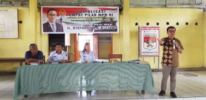 Senator SBANL mensosialisasikan Empat Pilar MPR-RI di Tatapaan Indah Minahasa Selatan