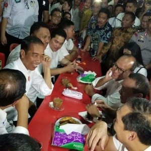 Jokowi di manado