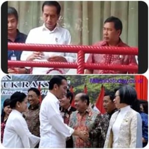 Bupati James Sumendap Sambut Kedatangan Presiden Jokowi