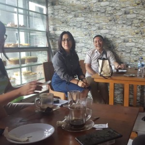 MJLW dan SBANL dengan para wartawan Biro Tomohon