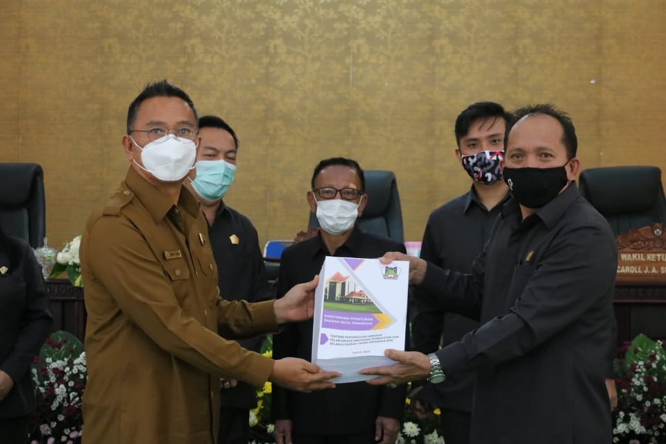 Ranperda Laporan Pertanggungjwaban Pelaksanaan APBD Tomohon 2019 disetujui DPRD
