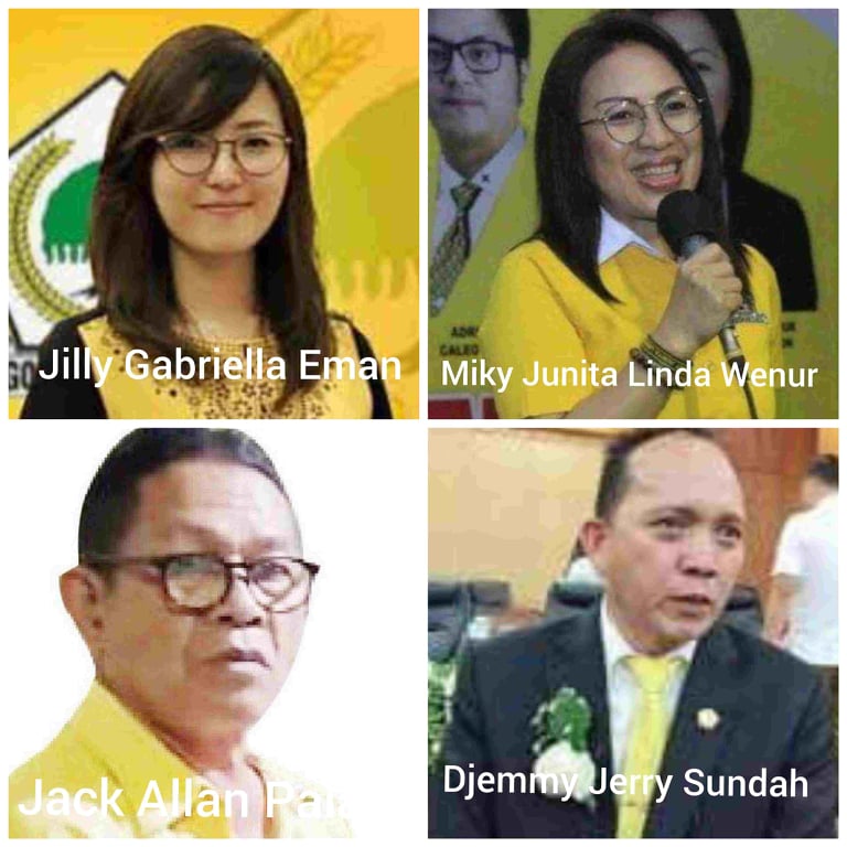 Empat calon yang mendaftar berebut Ketua DPD Partai Golkar Tomohon