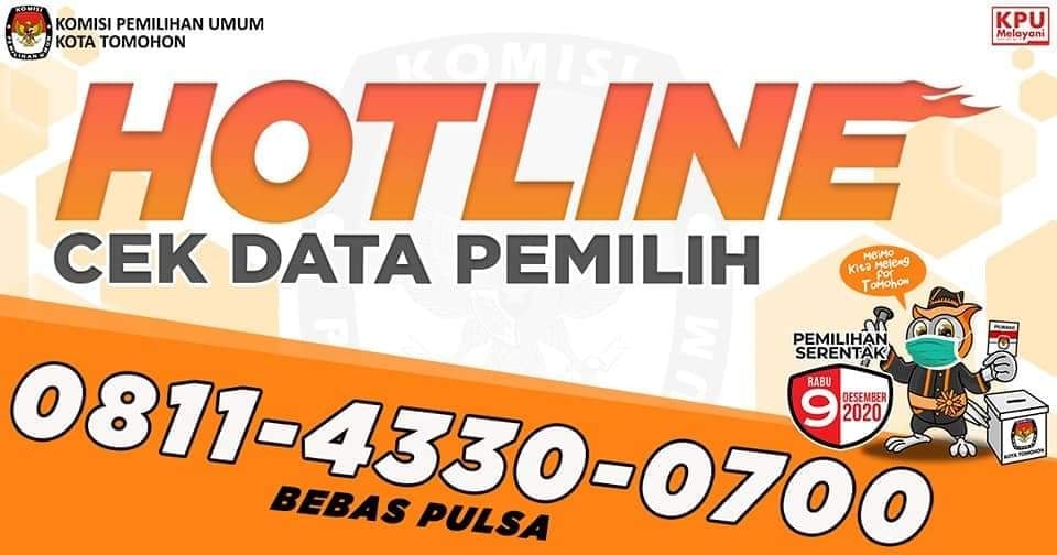 Hotline cek data pemilih