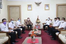 Pjs Gubernur Sulawesi Utara, Agus Fatoni, Pjs Walikota Bitung, Edison Humiang,