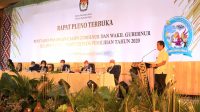KPU Sulawesi Utara, Olly Dondokambey, Steven Kandouw, Olly-Steven, Pilgub Sulut 2020, Pleno Terbuka KPU Sulut,