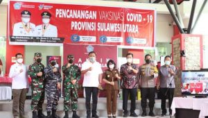 Gubernur Sulawesi Utara, Olly Dondokambey, vaksinasi Covid-19, vaksinasi Covid-19 di Provinsi Sulut,