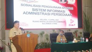 Sekdaprov Sulawesi Utara, Edwin Silangen, Gammy Kawatu, Sistem Informasi Administrasi Persediaan, SIAP, Permendagri Nomor 19 Tahun 2016,