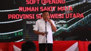 Gubernur Sulawesi Utara, Olly Dondokambey, Sekdaprov Sulut, Edwin Silangen, Soft Opening, Rumah Sakit Khusus Mata Provinsi Sulut,