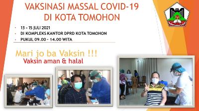 Covid-19, DPRD Tomohon, Djemmy J Sundah