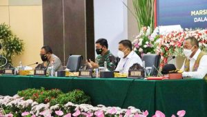 Serbuan Vaksinasi, Panglima TNI, Hadi Tjahjanto, Olly Dondokambey, Forkopimda Provinsi Sulawesi Utara,
