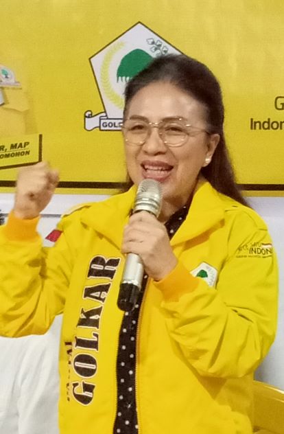 Miky Junita Linda Wenur, Partai Golkar, Airlangga Hartarto
