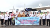 Wakil Gubernur Sulawesi Utara, Steven O.E. Kandouw, penerbangan perdana, SAM Air, Bandara Sam Ratulangi Manado,