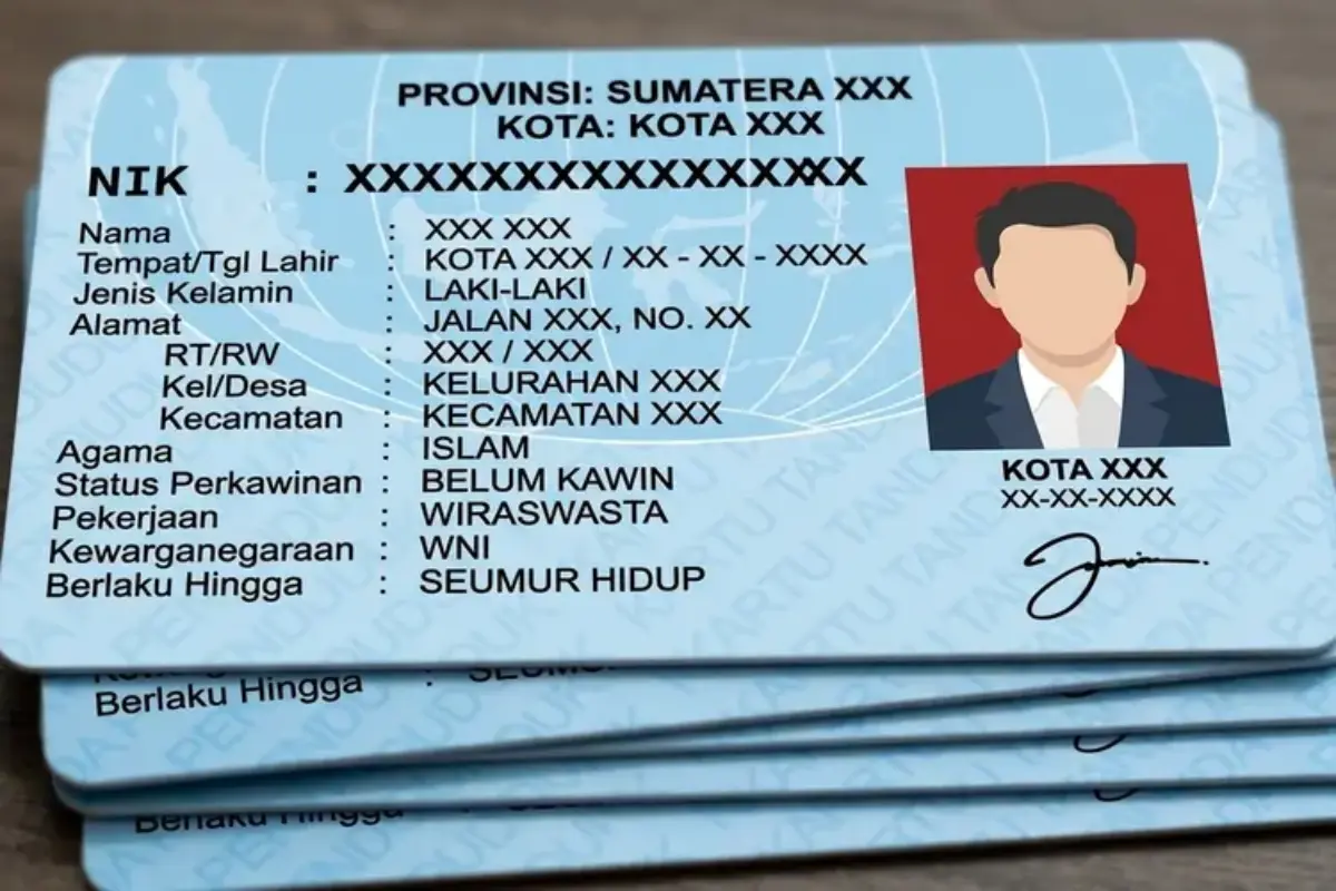 Warna Latar Belakang Foto KTP Punya Arti, Simak Penjelasannya