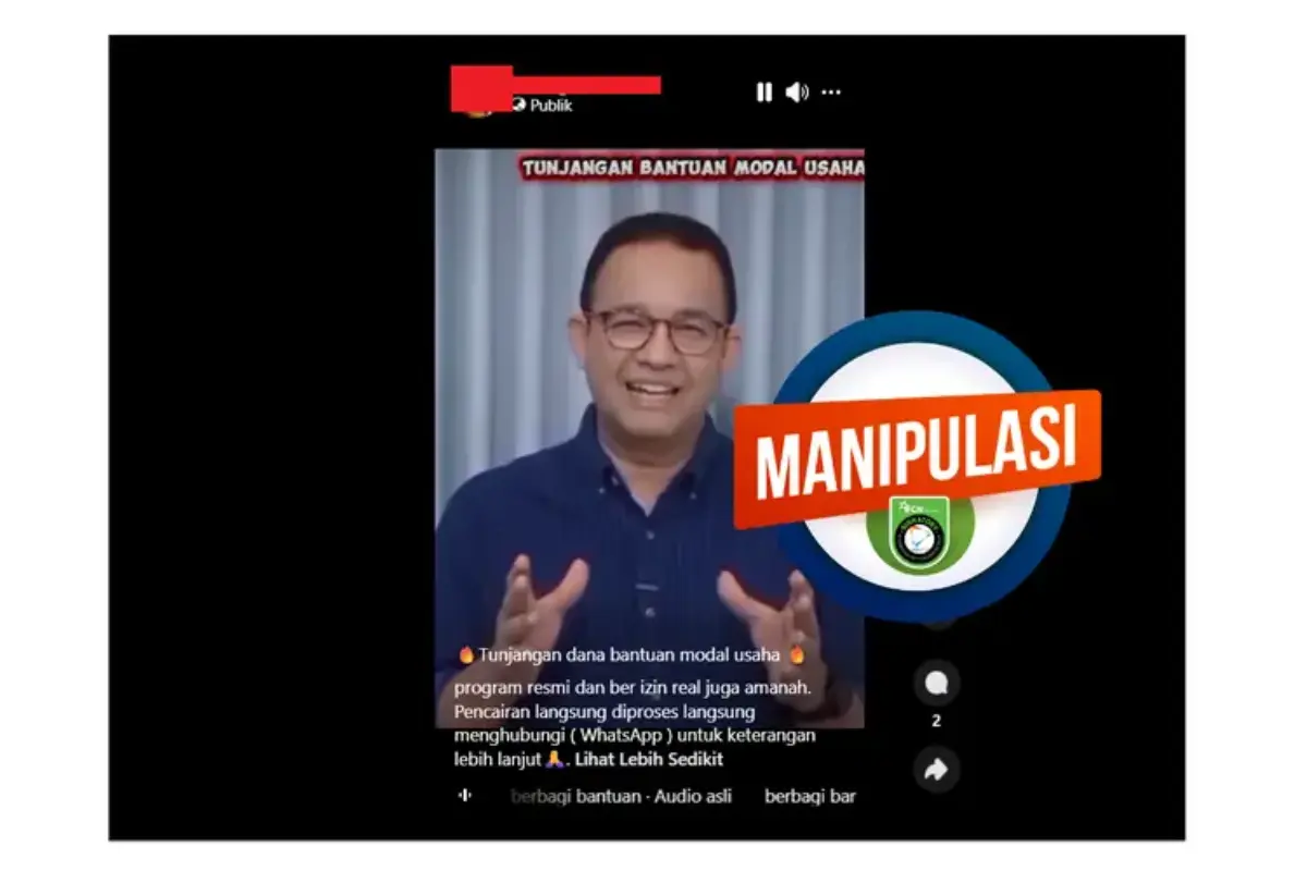INFOGRAFIK: Muncul Hoaks Anies Baswedan Berikan Bantuan Modal Usaha