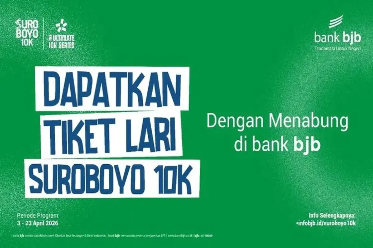 Dukung Gaya Hidup Sehat, Bank BJB Hadirkan Promo Spesial Suroboyo 10K