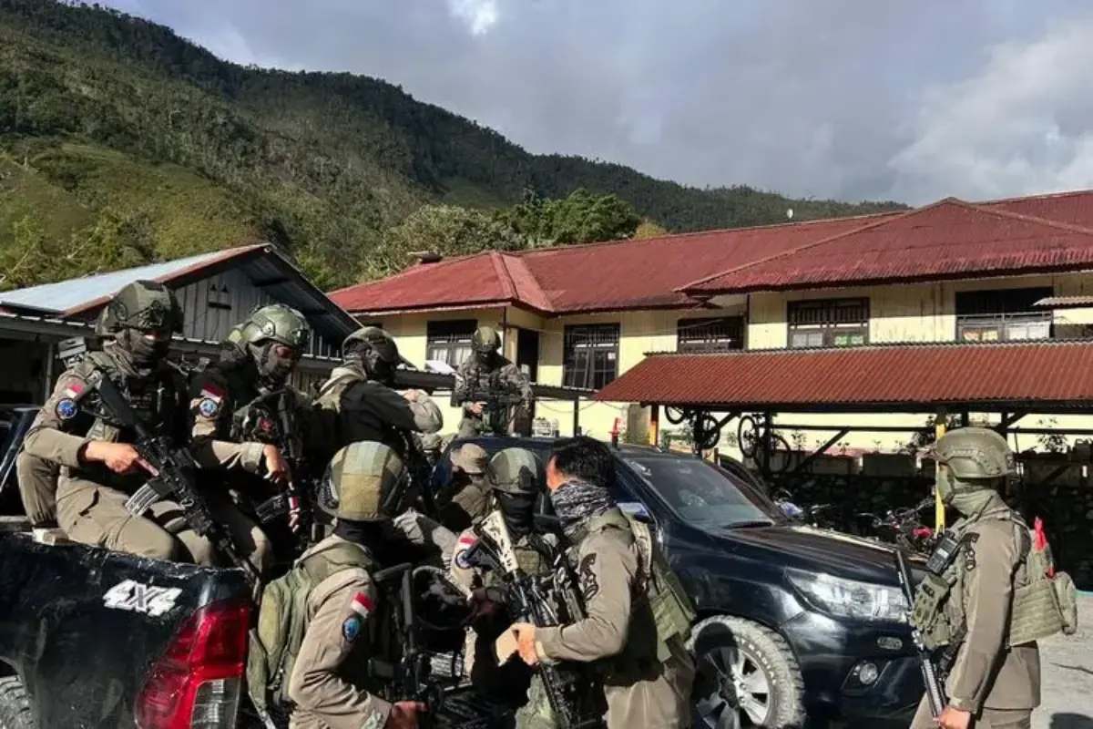 Satgas Damai Cartenz Tembak 1 Anggota KKB di Puncak Jaya, Melawan Saat Ditangkap