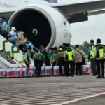 Kloter 1 Haji Embarkasi Palembang Berangkat, 443 Jemaah Terbang ke Madinah