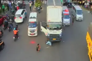 Kronologi Kecelakaan Maut di Manahan Solo: Motor Ditabrak Truk dari Belakang, 2 Orang Tewas