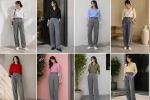 Celana Abu-abu Cocok dengan Baju Warna Apa? Ini 10 Kombinasinya