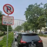 Belasan Kendaraan yang Parkir Liar di PN Jakut Diangkut, Mayoritas Motor